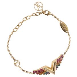 LOUIS VUITTON Brassley Essential V California Bracelet Gold M69580 Outro