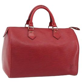 LOUIS VUITTON Epi Speedy 35 Sac à main Castilian Red M42997 LV Autre