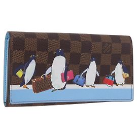 LOUIS VUITTON Damier Ebene Portefeuille Sarah Long Wallet N64426 LV Andere