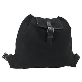 PRADA Rucksack Nylon Black Silver Andere