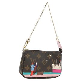 LOUIS VUITTON Monogram Mini Pochette Accessoires Pouch M62141 LV Other