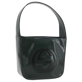 GUCCI Handtasche Lackleder Grün Silber 007 2046 2049 Andere