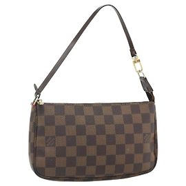 LOUIS VUITTON Damier Ebene Pochette Accessoires Pouch N41206 LV Otro