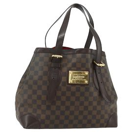 LOUIS VUITTON Damier Ebene Hampstead MM Tote Bag N51204 LV Andere