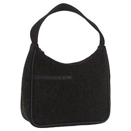 PRADA PRADA Bolsa de mão Sports Lã Khaki Prata Outro
