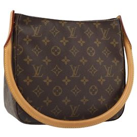 LOUIS VUITTON Monogram Looping MM Shoulder Bag M51146 LV Altro