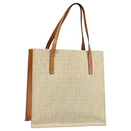 FENDI Zucca Canvas Tote Bag Beige Altro