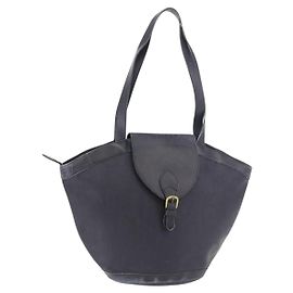 Christian Dior Trotter Canvas Tote Bag Navy Gold Altro