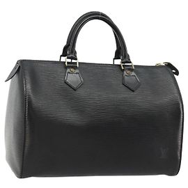 LOUIS VUITTON Epi Speedy 30 Sac à main Noir Black M43002 LV Autre