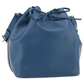LOUIS VUITTON Bolsa de Ombro Epi Petit Noe Azul M44105 LV Outro