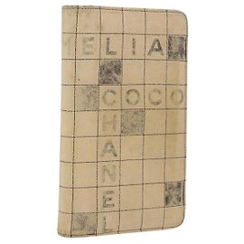 CHANEL Choco Bar Lange Geldbörse Lammleder Beige CC Andere