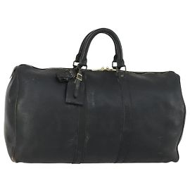 LOUIS VUITTON Epi Keepall 50 Boston Bag Black M42962 LV Otro