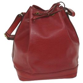 LOUIS VUITTON Epi Noe Shoulder Bag Red M44007 LV Altro