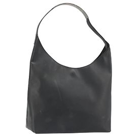 GUCCI Shoulder Bag Leather Black Silver 001 3297 Other