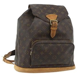 LOUIS VUITTON Monogram Montsouris GM Backpack M51135 LV Other
