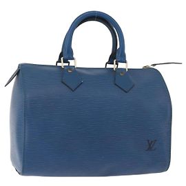 LOUIS VUITTON Epi Speedy 25 Sac à main Toledo Blue M43015 LV Autre