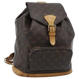 LOUIS VUITTON Monogram Montsouris GM Backpack M51135 LV Other