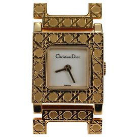 Relógios Christian Dior La Parisienne metal Gold Outro