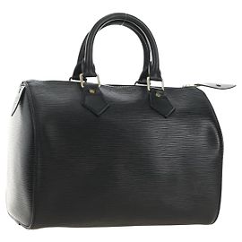 LOUIS VUITTON Epi Speedy 25 Sac à main Noir M59042 LV Autre