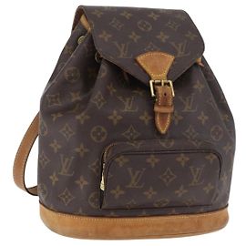 LOUIS VUITTON Monogram Montsouris MM Backpack M51136 LV Other