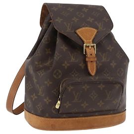 LOUIS VUITTON Monogram Montsouris MM Backpack M51136 LV Other