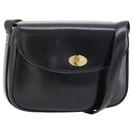 Céline CELINE Shoulder Bag Leather Black Gold Altro