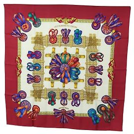 Hermès Lenço HERMES Carre 90
LES RUBANS DU CHEVAL
Seda Multicolor Outro