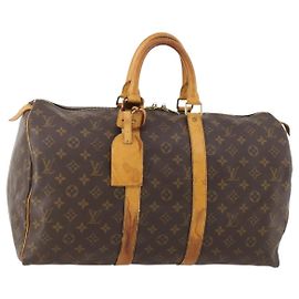 LOUIS VUITTON Monogram Keepall 45 Boston Bag M41428 LV Autre
