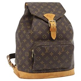 LOUIS VUITTON Monogram Montsouris GM Backpack M51135 LV Other