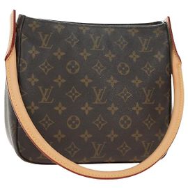 LOUIS VUITTON Monogram Looping MM Shoulder Bag M51146 LV Altro