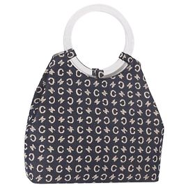 Céline CELINE C Macadam Canvas Handtasche Navy Andere