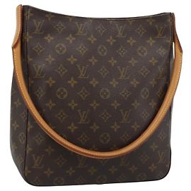 LOUIS VUITTON Monogram Looping GM Shoulder Bag M51145 LV Altro