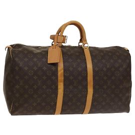 LOUIS VUITTON Monogram Keepall 55 Boston Bag M41424 LV Autre