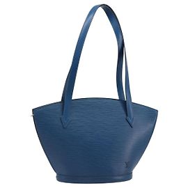 LOUIS VUITTON Epi Saint Jacques Shopping Shoulder Bag Blue M52275 Autre