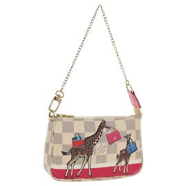 LOUIS VUITTON Damier Azur Mini Pochette Accessoires N58010 LV Other