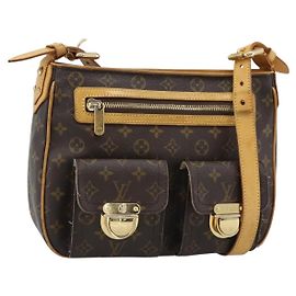 LOUIS VUITTON Monogram Hudson GM Shoulder Bag M40045 LV Outro