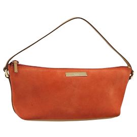 GUCCI Handtasche Wildleder Orange Gold 039 1103 Andere