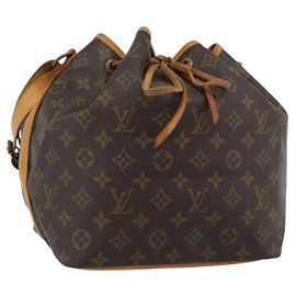 LOUIS VUITTON Monogram Petit Noe Shoulder Bag M42226 LV Altro