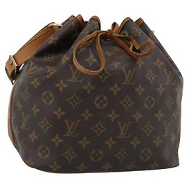 LOUIS VUITTON Monogram Petit Noe Shoulder Bag M42226 LV Autre