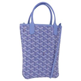 GOYARD Sac Poitiers Herringbone 2025 Iris Édition Limitée PVC Bleu Autre