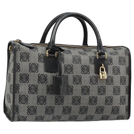 LOEWE Anagram Amazona 36 Sac à main PVC Noir Or Autre