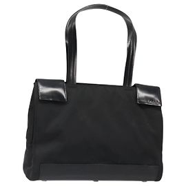 PRADA Handtasche Nylon Schwarz Silber Andere