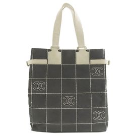 Borsa Tote Chanel Chocolate Bar Marrone