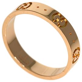 Anel Gucci Icon Band em ouro rosa 18K Outro