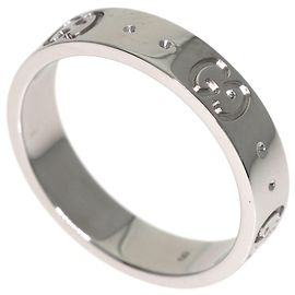 Anillo Gucci Icon #9 en Oro Blanco de 18K Otro
