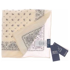 Polo Ralph Lauren Bandana Gialla in Cotone 54cm Giallo