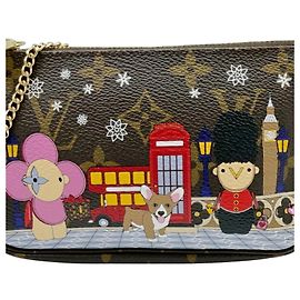 Louis Vuitton Monogram Vivienne Holiday Mini Pochette Accessoires Braun Mehrfarben Monogramm
