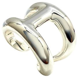 Anillo Hermès Osmos Plata Plata