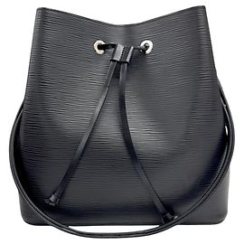 Louis Vuitton NeoNoe Epi Shoulder Bag Black