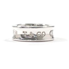 Tiffany & Co Anel Tiffany 1837 Medium em Prata de Lei Prata